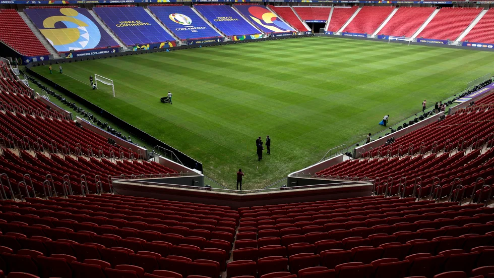 Brasilien och Venezuela ska mötas på nationalstadion i huvudstaden Brasília under söndagskvällen svensk tid.