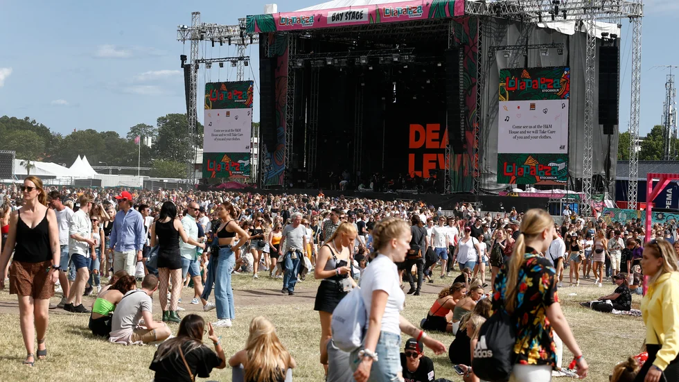 Musikfestivalen Lollapalooza ägde rum på Gärdet i Stockholm 2019. Arkivbild.