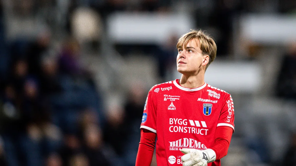 Hannes Sveijer har stått fyra matcher för Sirius i allsvenskan den här säsongen.