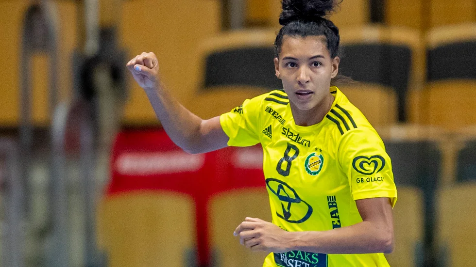 Jamina Roberts Sävehof föll mot Odense i Champions League-handbollen. Arkivbild.