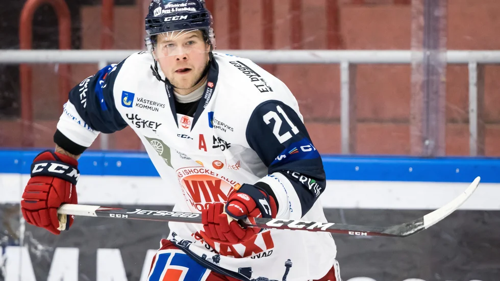 Victor Öhman och hans Västerviks IK ska försöka besegra MoDo för andra gången på fem dagar.