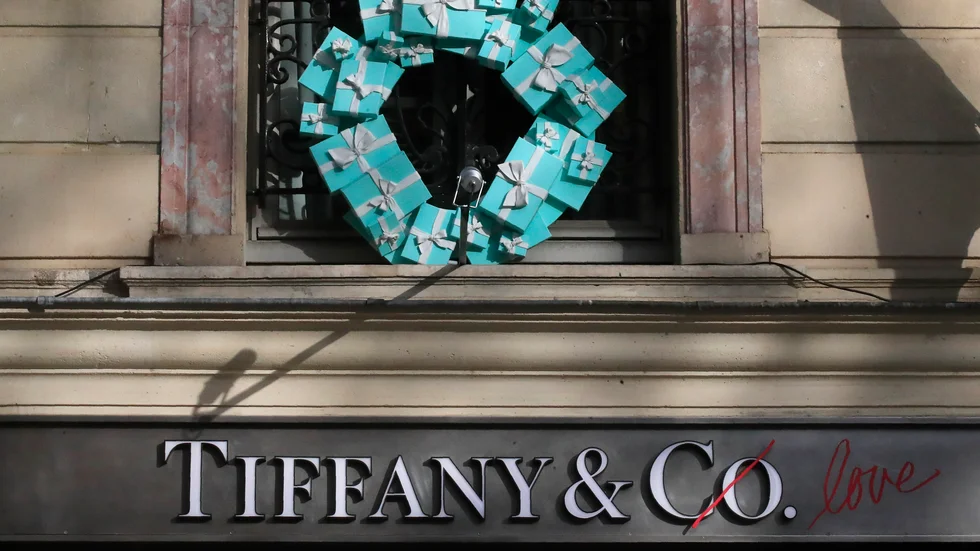 Tiffany & Co. Arkivbild.