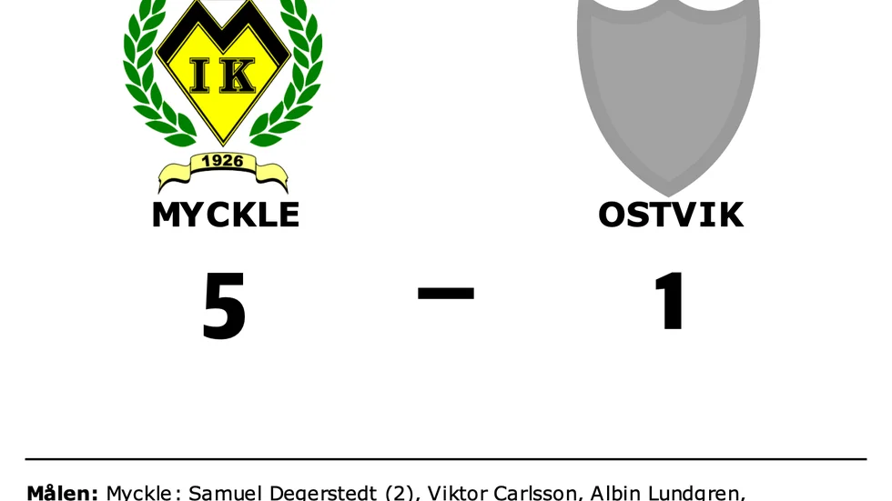 Myckle vann mot Ostvik