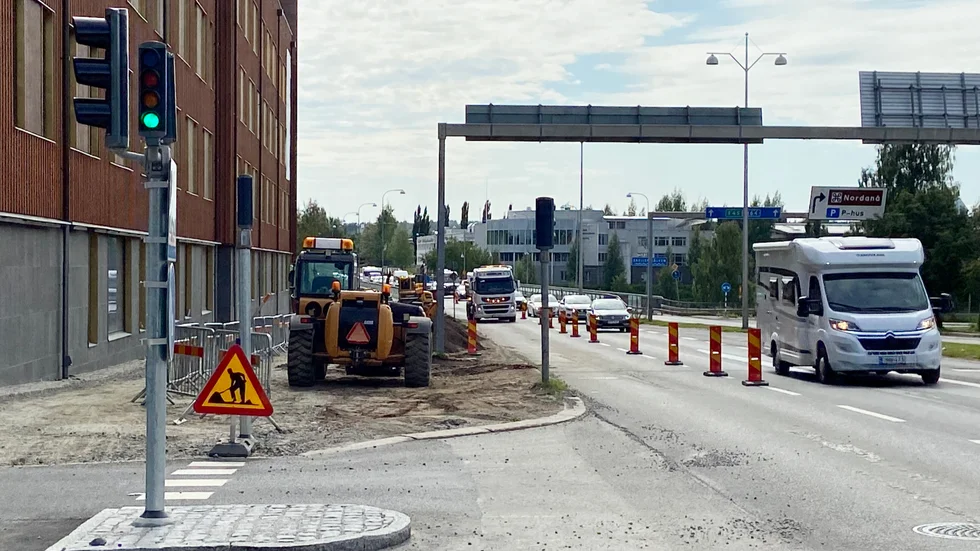 Så var läget i arbetena vid 13-tiden på torsdagen. 