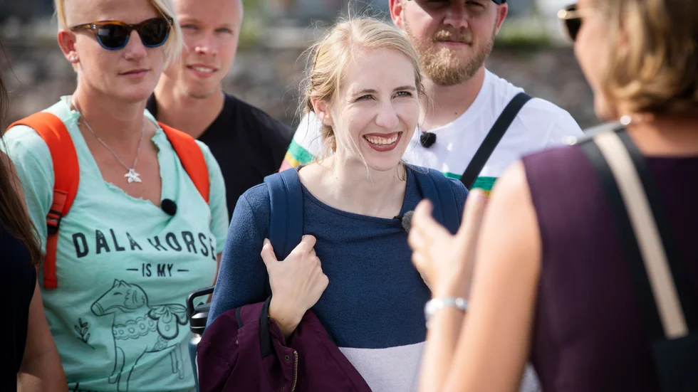 Nicole Archer från USA har rötter i Burs, där även den mytomspunne Beowulf tros ha levt. 