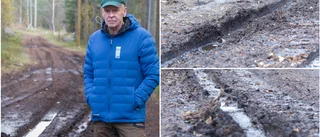 Motionär möttes av sönderkört spår på Grisberget