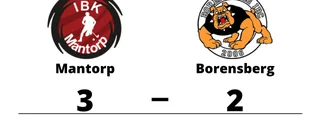 Mantorp slog Borensberg med uddamålet