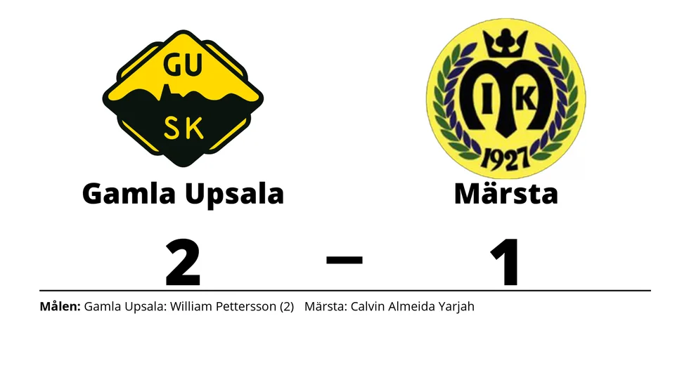 Gamla Upsala SK vann mot Märsta IK
