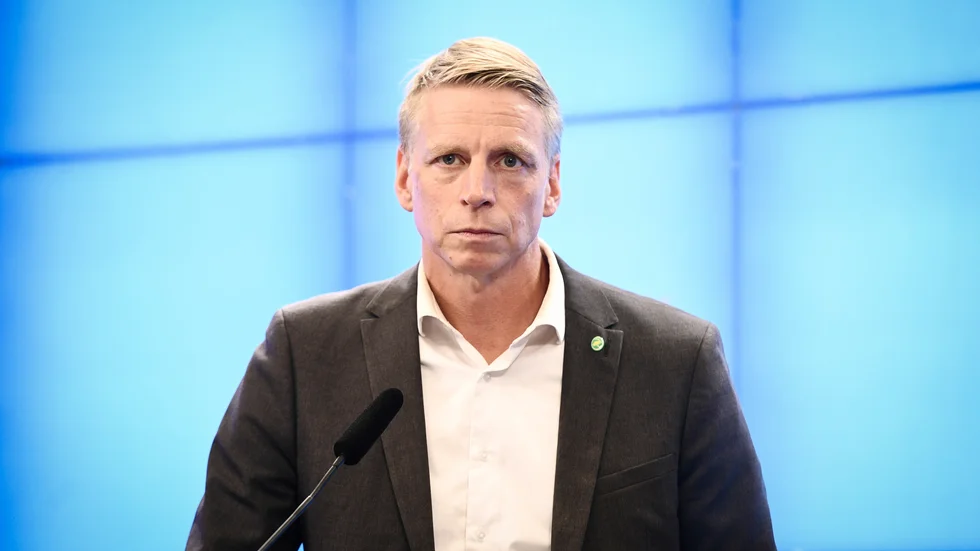 Miljöpartiets språkrör Per Bolund. Arkivbild.