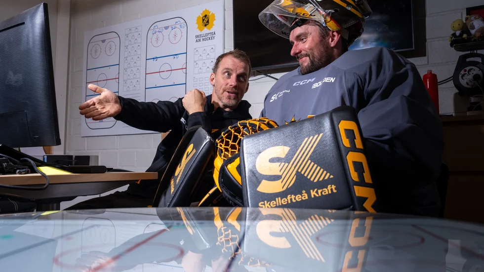 Målvaktstränaren Krister Holm och Gustaf Lindvall har jobbat tillsammans i många år – och tillsammans utformat och utvecklat AIK-tänket.
