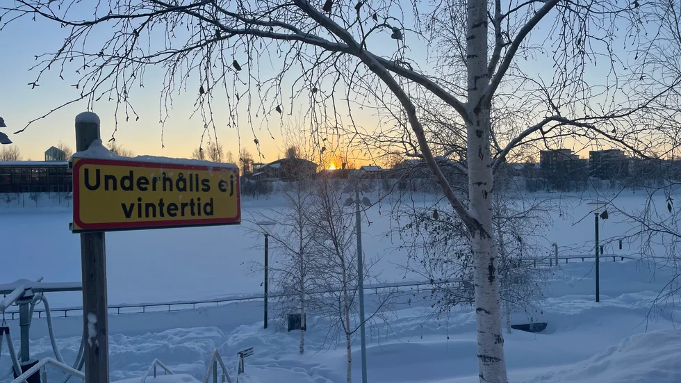 Det rådde över 30 minusgrader i Skellefteå flera dagar under veckan.