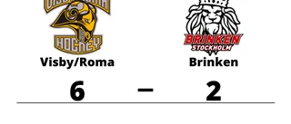 Seger för Visby/Roma hemma mot Brinken