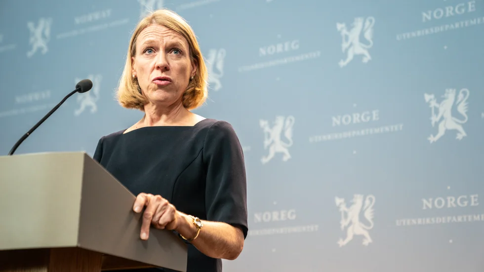 Norges utrikesminister Anniken Huitfeldt. Arkivbild.
