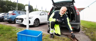 Tomas tog hand om påkörd utter på Västerleden