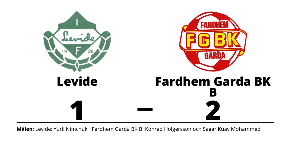Levide IF förlorade mot Fardhem Garda BK B