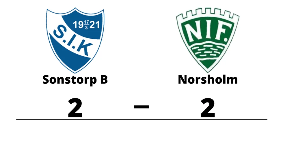 Sonstorps IK B spelade lika mot Norsholms IF