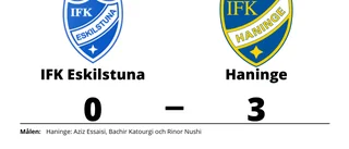 Hemmaförlust för IFK Eskilstuna mot Haninge
