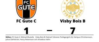 Visby Bois B vann - och toppar tabellen