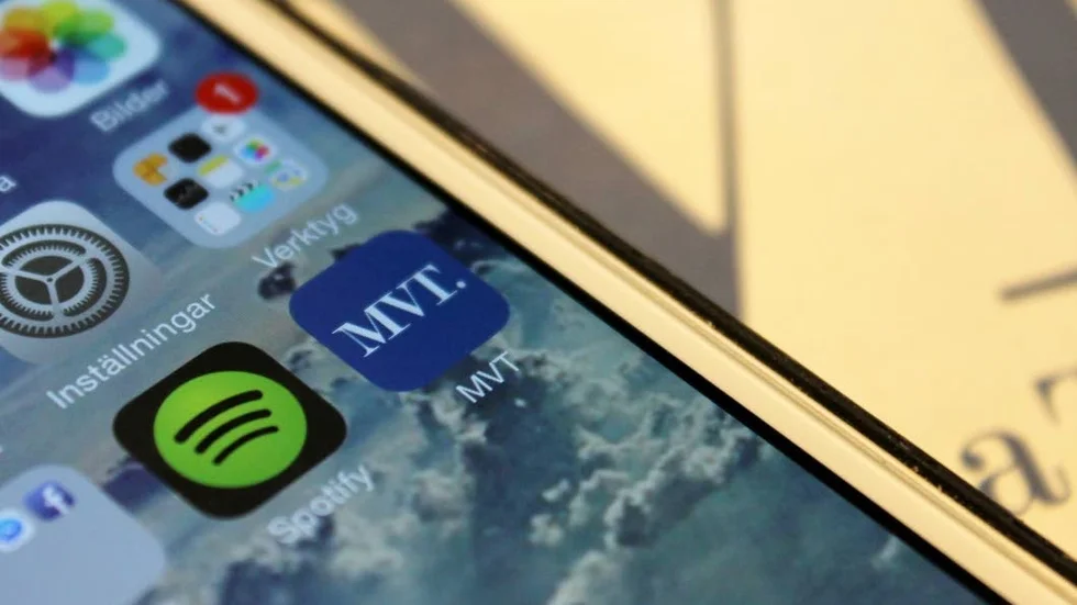 Nyhetsapp. Den nya MVT-appen finns nu att ladda ner.