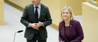 S och M håller gemensam presskonferens om Nato