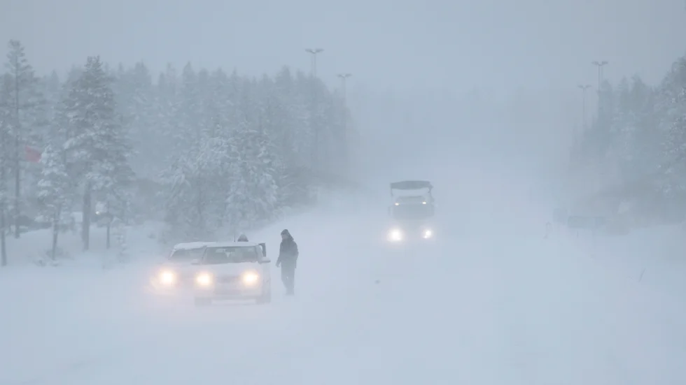 E4 utanför Sundsvall i veckan.