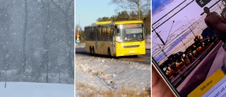 Alla skolbussar inställda idag – UL-bussar kör i sänkt hastighet