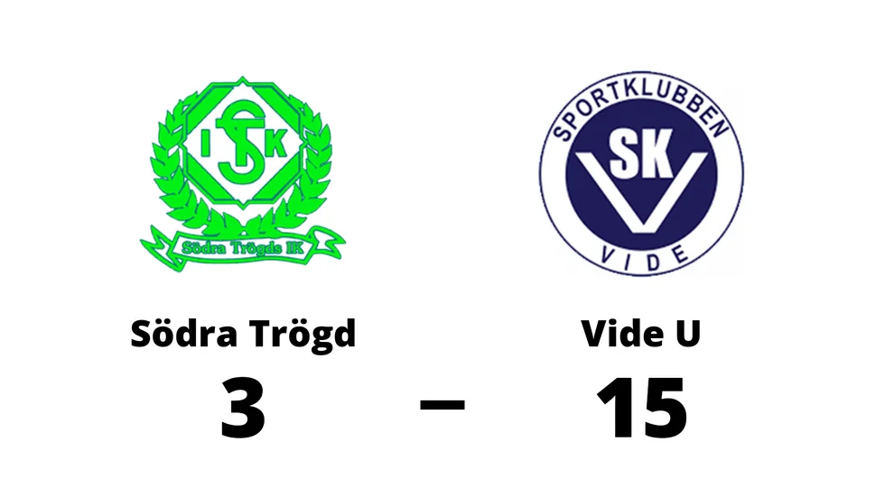 Södra Trögds IK förlorade mot SK Vide U