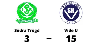 Södra Trögd chanslöst mot Vide U