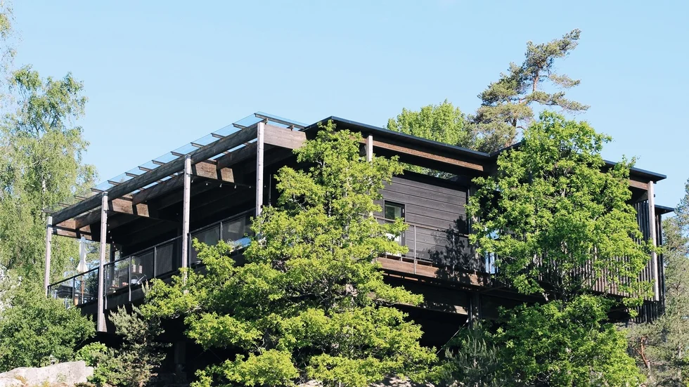 Stolphuset i Emils backe är ritat av de Trosabaserade arkitekterna Widjedal Racki.