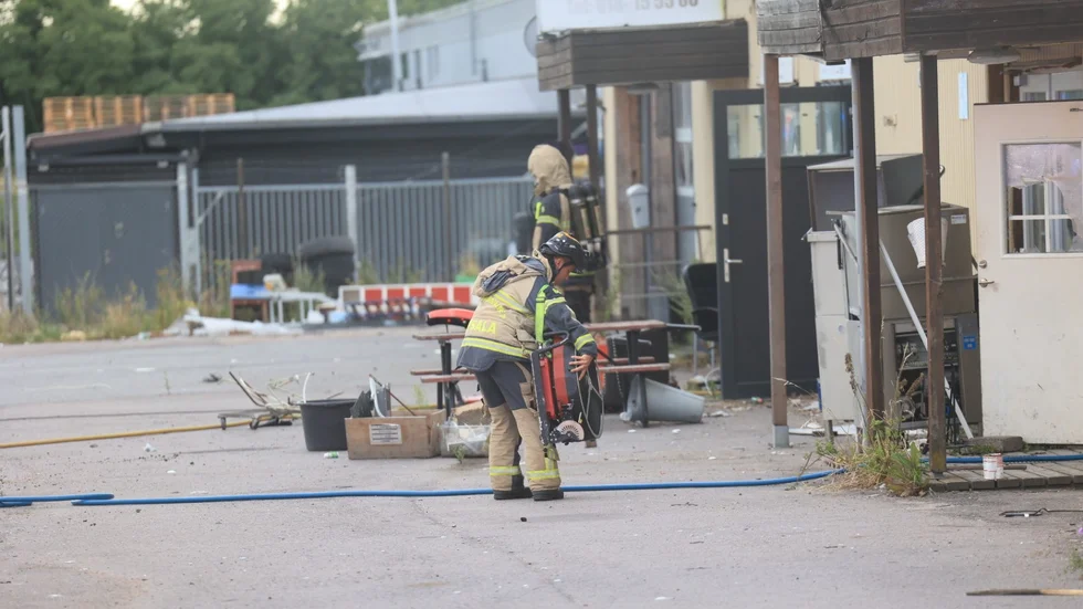 På onsdagen larmades räddningstjänst till en brand i en industrilokal i Uppsala. 
