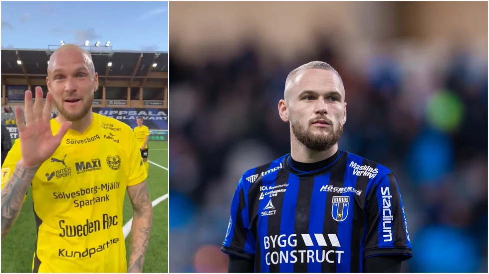 Adam Ståhl visar upp fem fingrar för fem raka segrar mot Sirius. 