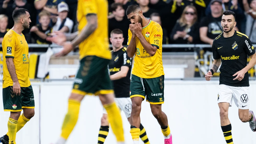 Dalkurd hade en tuff andra halvlek mot AIK.