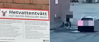 Kommunens båttvätt används som gratis biltvätt i smyg på nätterna