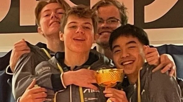 David Björkryd, William Bergenblock, Charlie Carlsson och Khai Lam tog hem European Trophy den gångna helgen.