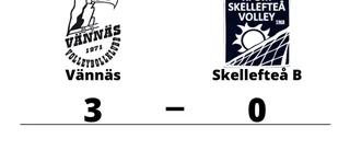 Segerlös svit bröts när Vännäs vann mot Skellefteå B