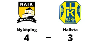 Straffar avgjorde för Nyköping mot Hallsta