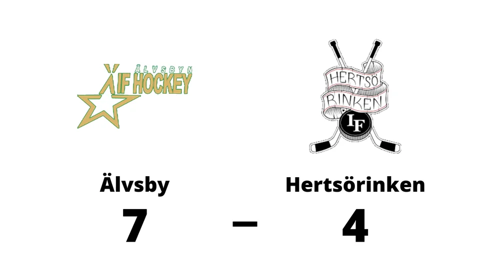 Älvsby IF Hockey vann mot Hertsörinken IF