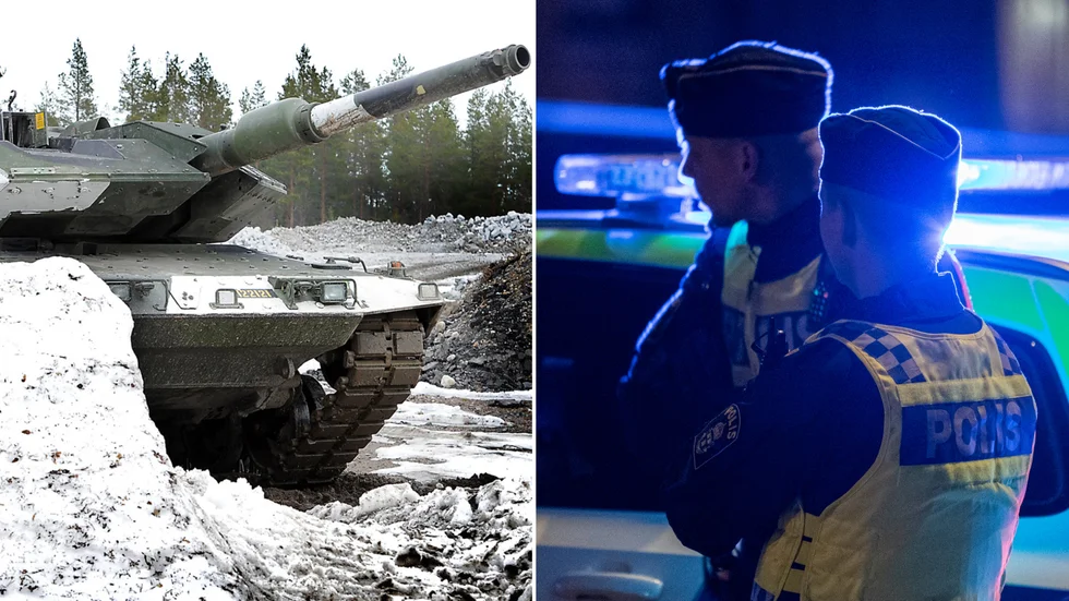 En utländsk medborgare greps vid Tåme skjutfält under lördagen, mannen satt på måndagen anhållen hos Skelleftepolisen. Bilden togs i samband med en tidigare övning på skjutfältet.