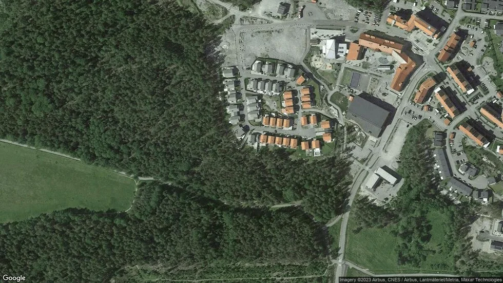Området kring Kaprifolvägen 18