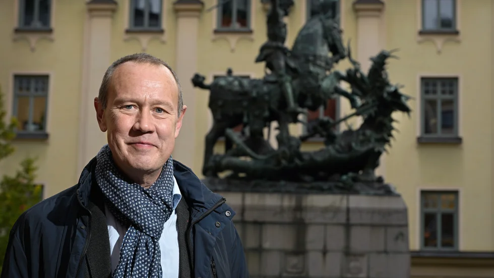 Bo Eriksson, docent i historia vid Stockholms universitet, aktuell med boken ”Drakspår”. Arkivbild.