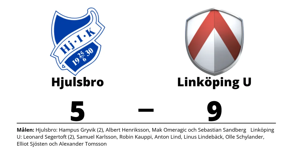 Hjulsbro IK Herr förlorade mot Linköping IBK Ungdom