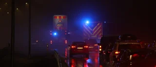 Trafikolycka på E4 – en person till sjukhus