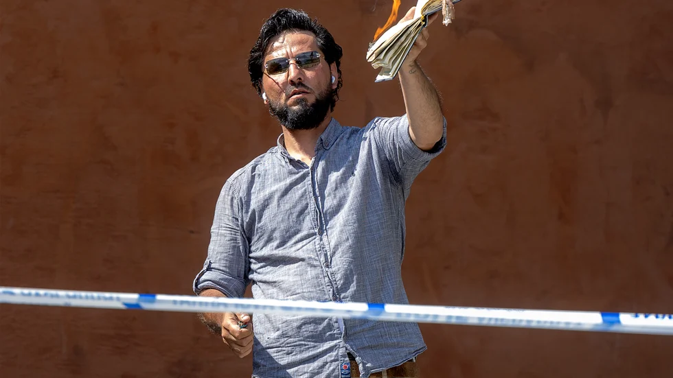 I slutet på juni brände Salwan Momika en koran utanför Stockholms moské på Medborgarplatsen.