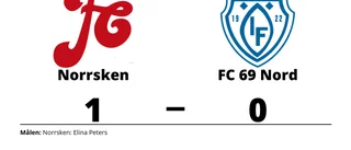 Elina Peters matchhjälte för Norrsken mot FC 69 Nord