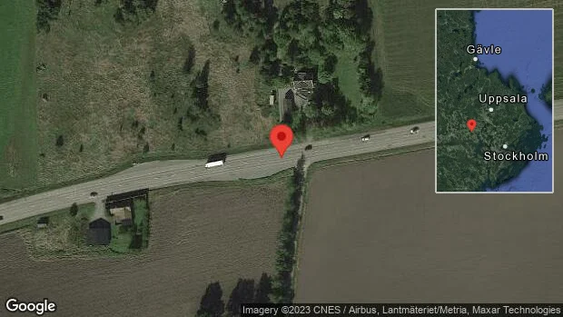 Trafikolycka med flera fordon på väg 55