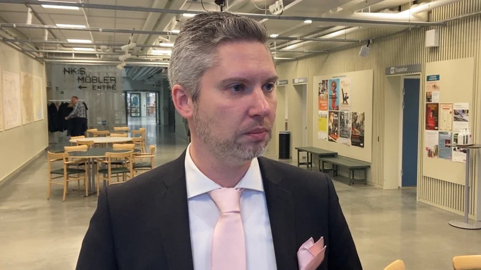 Christoffer Öqvist, regionstyrelsens ordförande i Sörmland. 