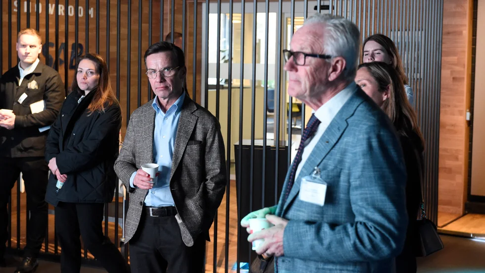 Statsminister Ulf Kristersson (M) besökte Oxelösund senast för ett år sedan. Nu är det dags igen. Efter att ha varit en bortglömd del av landet har Oxelösund de senaste åren fått ett flertal statsministerbesök. Arkivbild