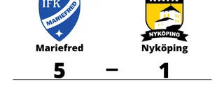 Förlust för Nyköping i toppmötet med Mariefred