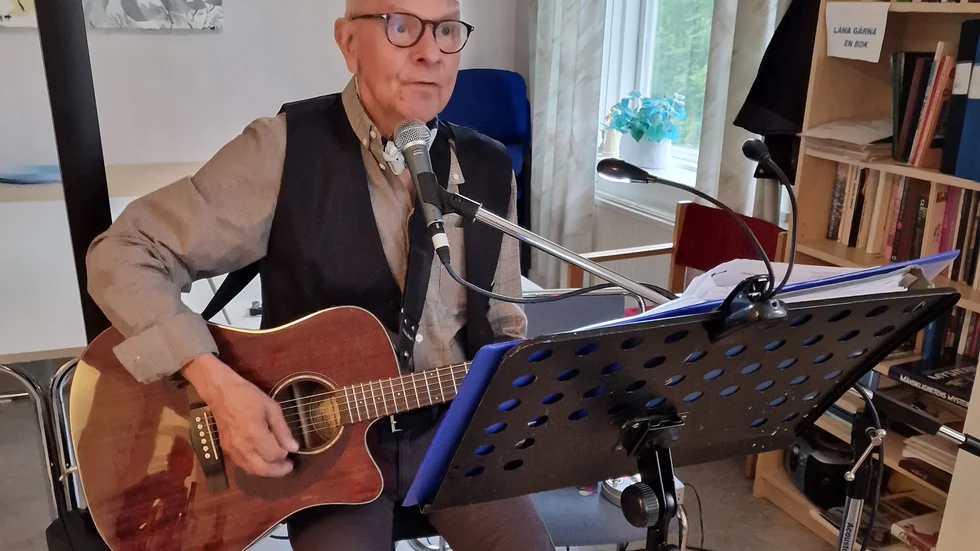 Jan Henriksson stod för underhållningen.