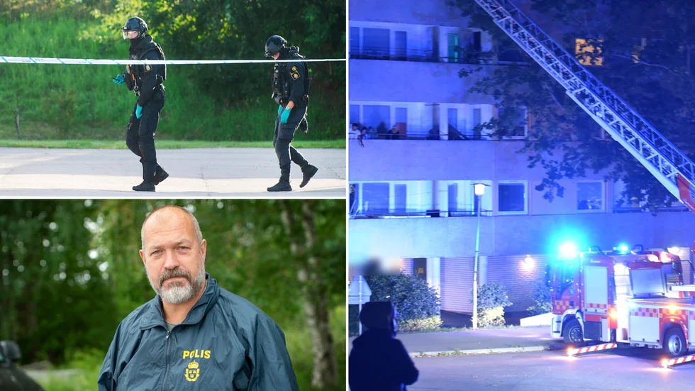 Henrik Hägglund vid polisens grova brottsenhet leder utredningen av de våldsbrott som skakat Nyköping under hösten.